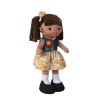 JM9498 Geeme Sweet Girl Poupée Jouet Doux Peluche Polka DOT Tissu Chiffon Poupée