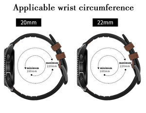 Doossy Dây Đeo Đồng Hồ Silicon Bằng Da Thật 20Mm 22Mm Tháo Nhanh Vòng Đeo Tay Cho Samsung <span class=keywords><strong>Garmin</strong></span> <span class=keywords><strong>Fitbit</strong></span> - Product Image 3