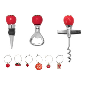 Christmas Wine Stoppers With Bottle Openers Reusable Decorative Corks For Holiday Party Gift - Product Image 3