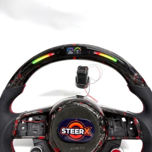 Volant en fibre de carbone de qualité supérieure du fabricant d'origine pour Skoda Octavia Sharan Passat B5 Jetta SEAT Leon <span class=keywords><strong>Golf</strong></span> MK4 Polo Faible MOQ - Product Image 2