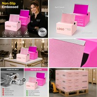 Feuilles de papier d'aluminium gaufré professionnel WanHao 5x11 pouces, 500 feuilles, rose, pour salon de coiffure, vente en gros, usine