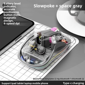 <span class=keywords><strong>Souris</strong></span> optique M333 à trois modes, ergonomique pour ordinateur portable, rétroéclairage RVB, rechargeable, pour droitiers, design 3D, cadeau créatif, en stock - Product Image 6