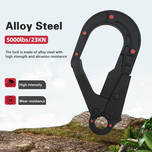 Jensan Logo personnalisé Double <span class=keywords><strong>Action</strong></span> Crochet Isolation Surmoulé Échafaudage pour l'industrie lourde Électricien Travail Diélectrique Corde Snap - Product Image 4