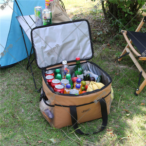 Large Capacity Thickened Picnic Cooler Bag Oxford Cloth Portable Outdoor Lunch Bag With Ice Pack Summer 2022 - Product Image 1
