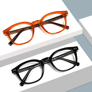 コンチェン 最新のおしゃれなデザイナーファッション眼鏡 スクエア型アイウェア カスタムロゴ入り 高品質アセテート製眼鏡フレーム 光学用 - Product Image 1