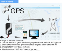 Rastreador GPS 4G 2G LTE GSM para Auto, Camión, Motocicleta, Barco, RV con Seguimiento por PC y Posicionamiento en Tiempo Real