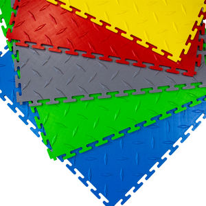 Resistente resistente a forcale magazzino officina PVC Garage pavimento di piastrelle ad incastro pavimento in plastica - Product Image 5