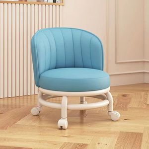 Bangku Roller Universal, kursi anak-anak rumah tangga plastik PP rendah jahitan indah sederhana perbaikan kaki seni kuku lembut - Product Image 3