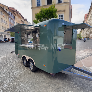 Carrito de Comida Móvil con 4 Ruedas para Exteriores, Equipo para Restaurantes, Camión de Comida, Remolque para Hamburguesas, Carrito de Helados, Servicio de Catering, Carrito de Bebidas - Product Image 1