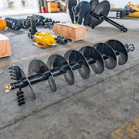 Macchina Trivellatrice a Coclea per Perforazione Roccia, Attrezzatura Ausiliaria per Escavatore, Perforazione Terrestre, Disponibilità Immediata