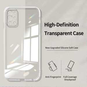Coques de téléphone portable en silicone liquide transparent de luxe, écologiques et antichoc à bas prix pour OnePlus 9R - Product Image 1