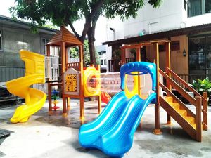 Toboganes de Plástico y Acero de Alta Calidad para Exteriores, Casas de Juego para Niños, Equipos de Juego para Jardín, Gran Capacidad - Product Image 5