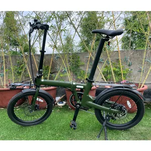 작은 ebike 250w 휴대용 도로 자전거 허브 모터 접이식 ebike 전기 하이브리드 자전거