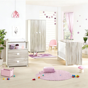 Armoires extensibles personnalisées pour tout-petits, garde-robe, lit bébé en <span class=keywords><strong>bois</strong></span>, ensemble de meubles de chambre à coucher avec <span class=keywords><strong>table</strong></span> à langer - Product Image 1
