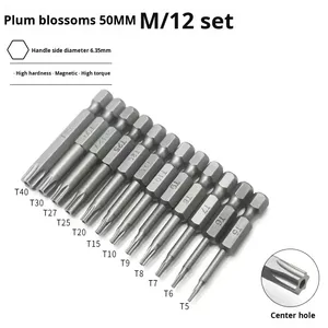Jeu d'embouts de tournevis industriels en acier du fabricant 50-75-100mm embouts <span class=keywords><strong>creux</strong></span> <span class=keywords><strong>Torx</strong></span> S2 hexagonaux OEM pour les projets de bricolage en gros - Product Image 6