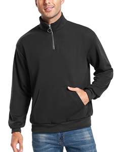 <b>Men's</b> Long-Sleeve Christmas Golf 1/4 <b>Zip</b> Pullover <b>Quarter</b>-<b>Zip</b> <b>Fleece</b> Sweatshirt <b>Men</b> Adult Athletic Hooded Sweatpants Clothing - Product Image 1