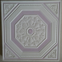 60*60 haute qualité Grg coloré plâtre carreaux de plafond conception fibre plafond de gypse