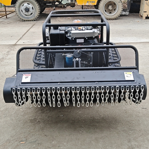 Agricultural and Forestry Equipment Robot 800mm 1000mm 1200mm Flail Crawler <b>Gasoline</b> Remote Control Lawn Mower S 28cm Cutting He - Product Image 6