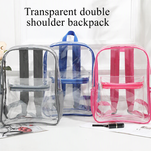 Zaino in PVC Trasparente Impermeabile Bestseller Transfrontaliero, Grande Capacità, Unisex, Moderno e Semplice, Borsa da Viaggio per Studenti - Product Image 4