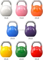 Kettlebells en vinyle en fonte de haute qualité en gros couleur 24kg gymnastique à domicile Fitness musculation