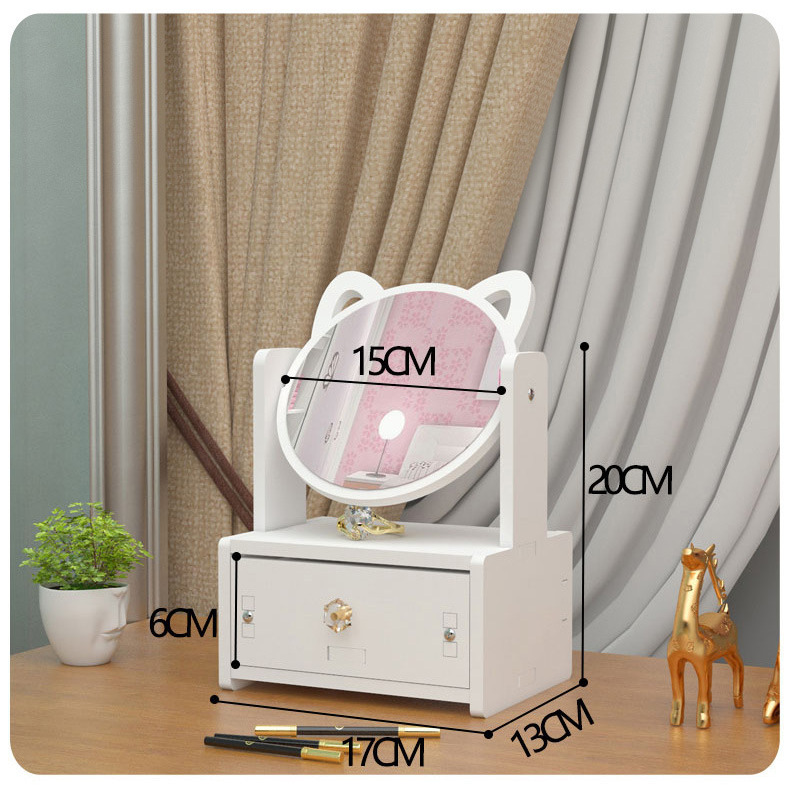 Single draw (round mirror)