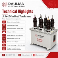 Transformateur combiné Y/Yo 10 kV JLSY-10 200/5A classe 0,2S CT VT