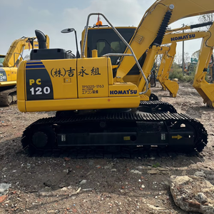 รถขุดใช้แล้ว12ตันรถตักดิน Komatsu PC120ตีนตะขาบไฮดรอลิกขนาดกลาง PC110 PC160 PC130 - Product Image 1