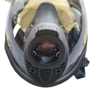 EN136 Máscara facial completa SCBA de conexión rápida y colocación rápida con correas de aramida ajustables y válvula de ecualización de presión - Product Image 4