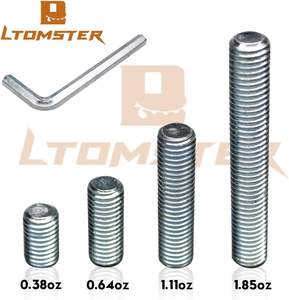 Little Monster 4 pièces de bâtons de queue de billard boulons de poids accessoires réglables avec tournevis hexagonal de 6mm 0.4/0.6/1.1/1.8oz - Product Image 1