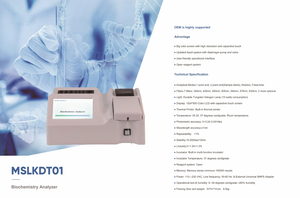 Analyseur de chimie <span class=keywords><strong>semi</strong></span>-automatique d'instruments cliniques Analyseur de biochimie <span class=keywords><strong>semi</strong></span>-automatique - Product Image 4