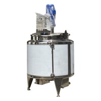Prix d'usine en acier inoxydable jus pasteurisation machine mobile chocolat réservoir pulvérisateur machine