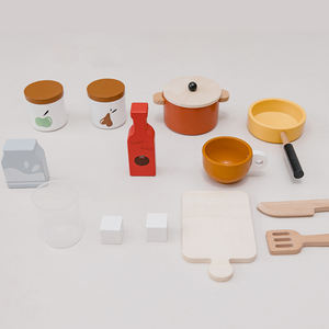 Popolare nuovo stile pieghevole in legno casa delle bambole per <span class=keywords><strong>bambini</strong></span> finta gioco giocattolo da <span class=keywords><strong>cucina</strong></span> Set con <span class=keywords><strong>accessori</strong></span> per cucinare - Product Image 4