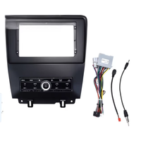 Meihua 10 pouces, best-seller, cadre de radio portable pour voiture, pour Ford Mustang 2010-2014, navigation automobile, cadre de voiture avec faisceau de câblage