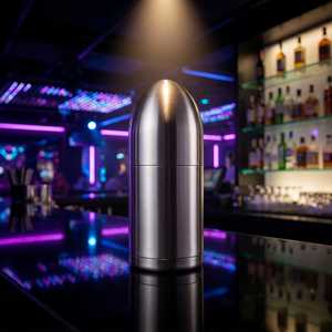 Stainless Steel Cocktail Shaker 7cm Diameter Modern <b>Bar</b> <b>Tool</b> Durable Design - Product Image 5