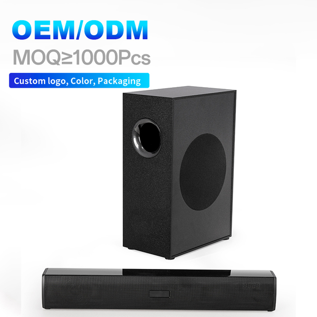 KENUO 45W Soundbar With Subwoofer Wireless Home Theatre System TV Custom 2.1 CH Soundbar With Bluetooth/USB/AUX Connect