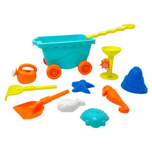 뜨거운 판매 여름 카트 비치 장난감 세트 10pcs 어린이 성인용 해변 모래 장난감 - Product Image 2