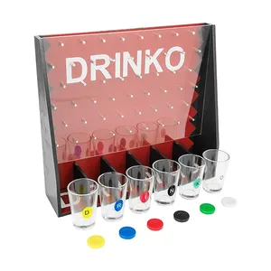 酒吧派对趣味社交棋盘游戏镜头玻璃饮料酒吧游戏套装