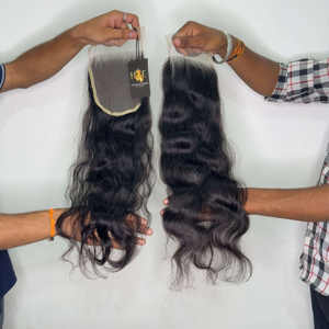 5x5 6x6 HD dentelle fermeture perruques cheveux humains pré plumés 4x4 5x5 cheveux de vague de corps, temple brut cheveux humains pour les femmes noires - Product Image 2