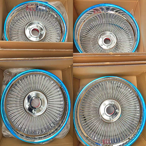 Jantes en aluminium forgé chromé à rayons multiples de 24 pouces, 5x114.3 PCD, 4 pièces, neuves - Product Image 2