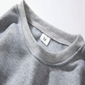 Sweat-shirt streetwear surdimensionné personnalisé de haute qualité avec logo épaules tombantes manches longues conception doublée d'hiver - Product Image 2