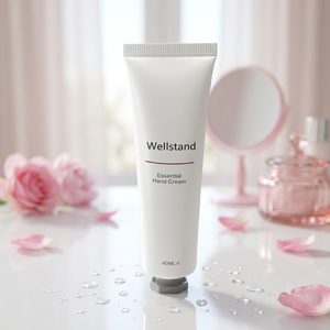 Crème pour les mains essentielle Wellstand 40ML hydratante pour peaux sèches, parfum rose - Product Image 1