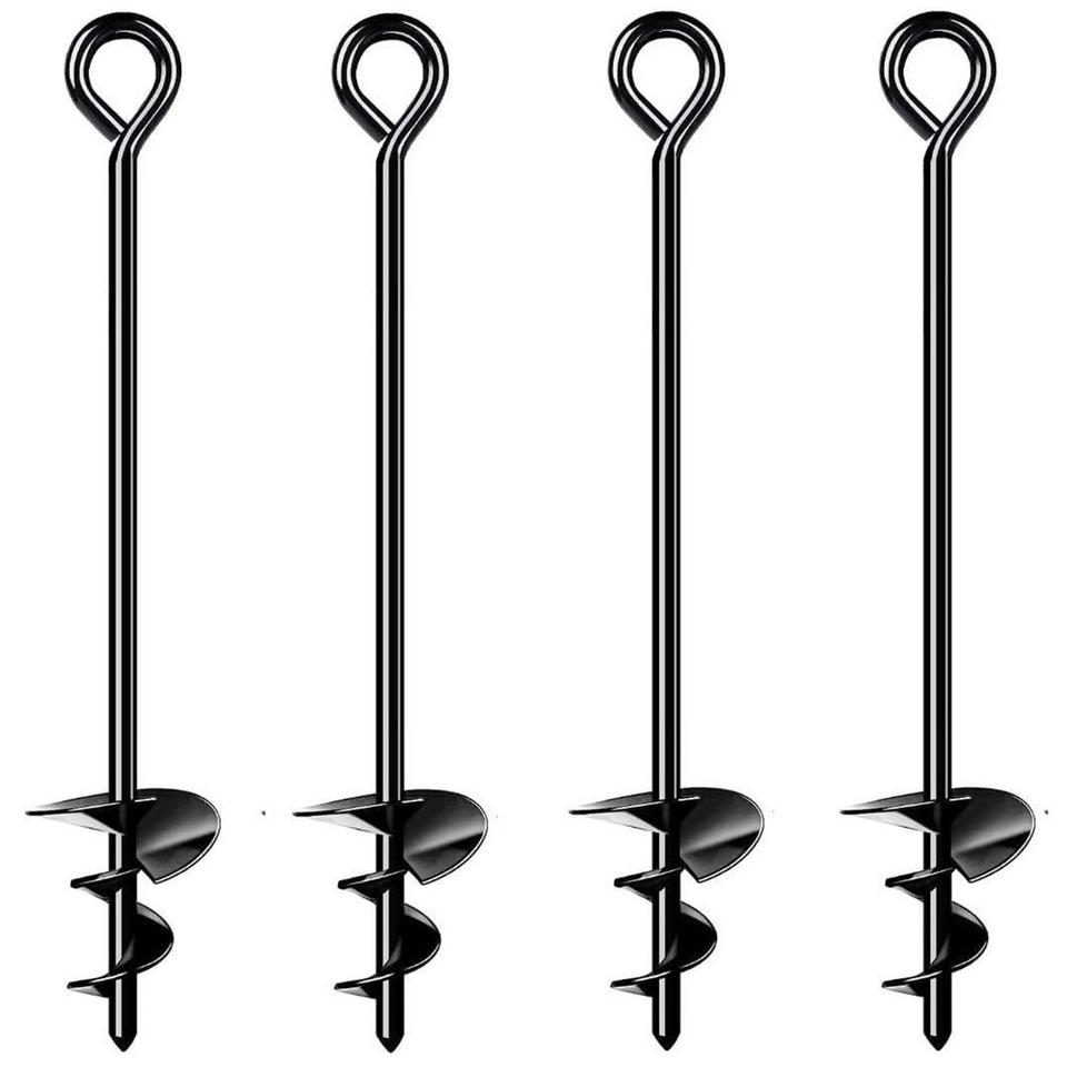 Helix Augar Steel Helical Double Helix Earth Anchor Ground Gripping Auger with High ...