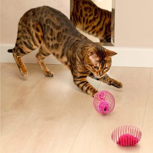 Jouet pour chaton en peluche suspendu NCI PET, design couleur unie, jouet à mâcher pour divertissement intérieur, pour le jeu quotidien des chats - Product Image 4