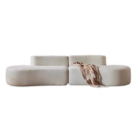 Canapé-lit droit en tissu crème motif cachemire, compressé sous vide, en éponge pure, 3 places, pliable, idéal pour appartement
