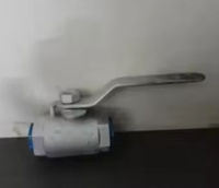 Vanne à boisseau sphérique manuelle Nalisha à trois pièces pour eau haute température, joint en PTFE, OEM, taille de port 2 pouces, débit 200 M/h, pression 200 psi