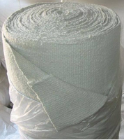 Tissu en fibre céramique 1260 ℃   Isolation réfractaire résistante à la chaleur sans amiante pour la doublure des fours 1