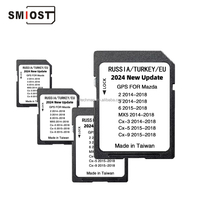 SMIOST kartu memori mobil untuk Mazda Android peta navigasi GPS sistem Nav Sat KGSE 66 16GB kartu SD Eropa