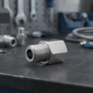 Adaptador de Acero Inoxidable de Primera Calidad, Conector de Tubo Roscado para Instrumentación Industrial, Hidráulica, Neumática y Tuberías de Proceso - Product Image 3