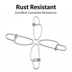 Oferta Especial: Conector Giratorio <span class=keywords><strong>de</strong></span> Seguridad <span class=keywords><strong>de</strong></span> Acero Inoxidable 304 para Señuelos, Doble Seguridad, Accesorios <span class=keywords><strong>de</strong></span> <span class=keywords><strong>Pesca</strong></span> para Pescadores - Product Image 4