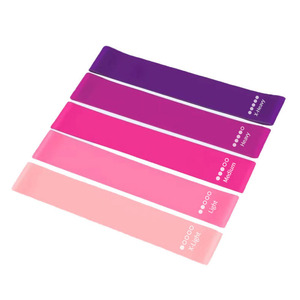 Custom Logo Gym Fitness Exercise Bands Set TPE Yoga Stretch &amp; Resistance Belt <strong>Loop</strong> Customizable Logo - Product Image 2